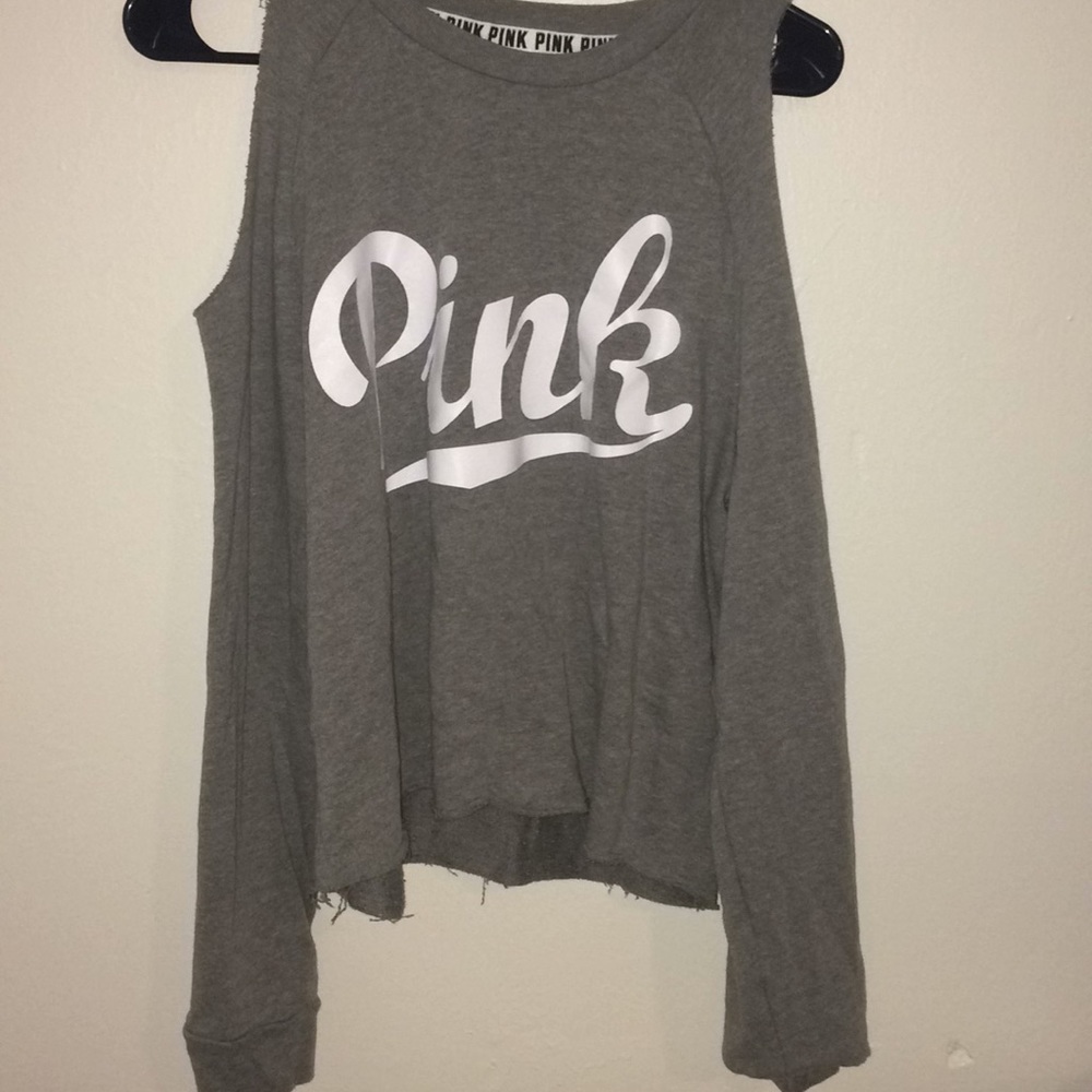 PINK! Victoria’s Secret gray shirt